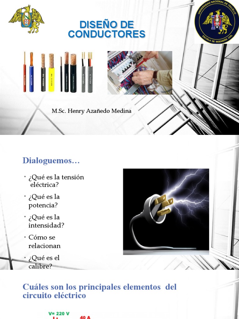 2022-S06 A Diseño de Conductores | PDF | Ingenieria Eléctrica ...