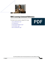 MAC Learning Command Reference: This Chapter Describes Commands To Configure MAC Learning.