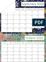 Calendrier Mensuel Année 2022 2023 Version IG - PDF Version 1