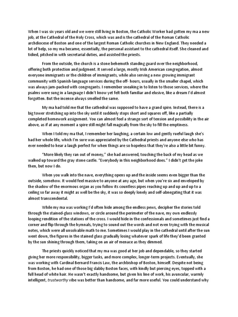 Dirtbag, Massachusetts Excerpt PDF Cathedral