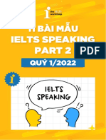 11 Bài Mẫu Ielts Speaking Part 2 Quý 1-2022
