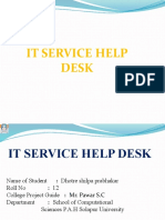 IT Service Help Desk-PPT Shilpa