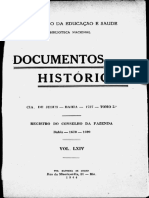 Documentos Historicos Cia de Jesus Bahia