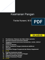 Keamanan Pangan, Pertemuan 1