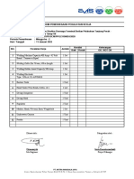 Formulir Ceklist Peralatan Kerja