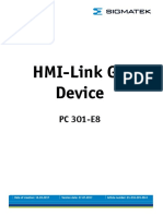 HMI Link G2 Device PC 301 E8 Eng