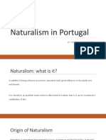 Naturalism in Portugal: by Adriana Henriques 26TH APRIL 2022
