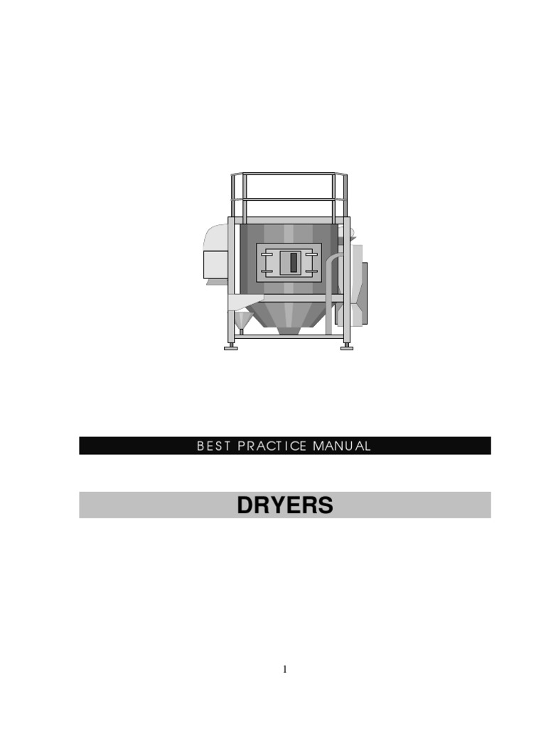 Best Practices Manual-DRYERS | PDF