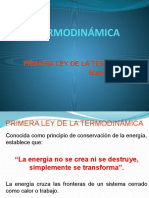 4 Primera Ley de La Termodinámica en Sistemas Cerrados y Abiertos