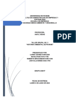 TALLER GRUPAL 3 Historia Ambiental de Panamá