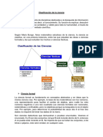 Clasificación de La Ciencia