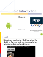 Android Introduction: Camera