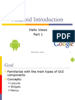 Android Introduction: Hello Views