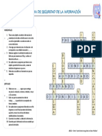 Crucigrama Seguridad PDF