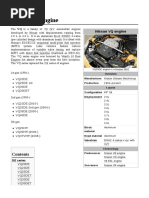 Nissan VQ Engine | PDF | Vehicle Parts | Engine Technology