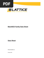 FPGA DS 02056 3 9 MachXO2 Family Data Sheet