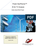 Wind Power Geoplanner™ Off-Air TV Analysis: Galloo Island Wind Project