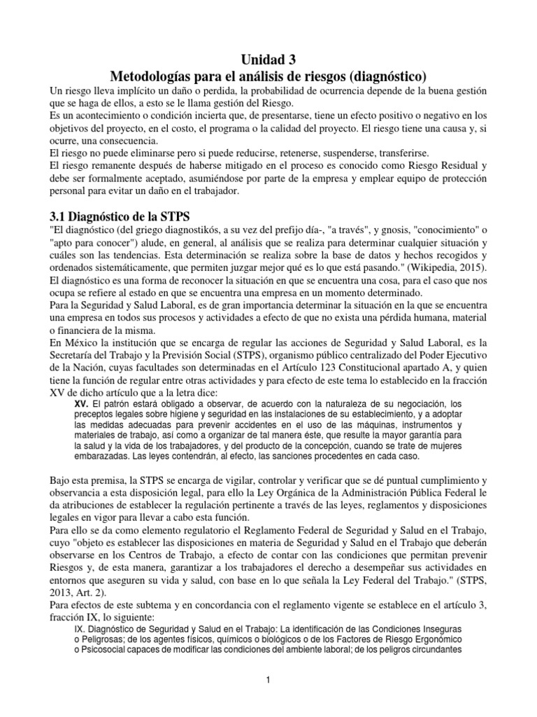Metodologías de Análisis de Riesgos Laborales | PDF | Color | Seguridad ...