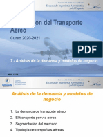 Análisis de La Demanda 2020-2021