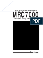 PartLow MRC7700 Operqating Manual