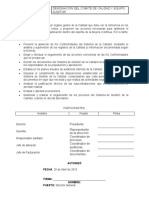 Designación de Comité de Calidad y Auditores