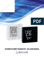 VS20WRF/VS20BRF thermostat user manual