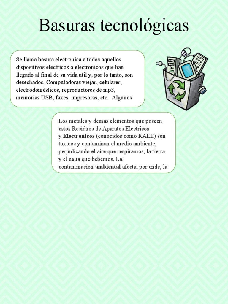 Basuras tecnológicas | PDF