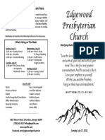 Edgewood Presbyterian Church: Welcome! We Are Glad You Are Here