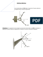 Problemas de Práctica I. Estática