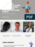 Modelos de Professor e Aluno Sustentados em Documentos Oficiais Dos PCNs À BNCC