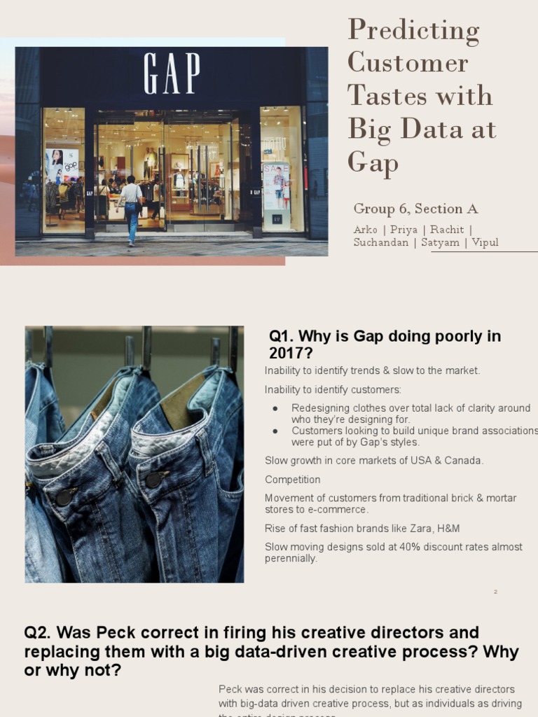 Big Data Strategies for Gap's Recovery | PDF | Brand | Analytics