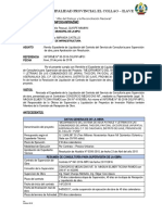 Informe #203-2018-Mpci-Dmc Informe para Resolucion de Liquidacion de La Supervision Jarani