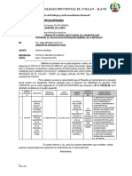 INFORME Nº 189-2018-MPCI-DMC INFORMACION SOLICITADA DEL PROYECTO TEPRO