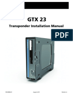 Transponder Installation Manual: 190-00906-01 August, 2011 Revision A