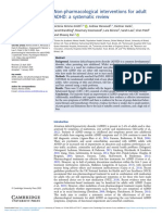 Non-Pharmacological Interventions For Adult ADHD: A Systematic Review