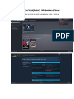 Etapa 3 - Manual de Alteração Do País Da Loja Steam - Eu