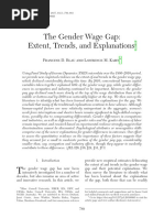 The Gender Wage Gap Extent, Trends, and Explanations - jel.20160995