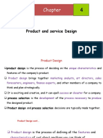 Product and Service Design