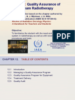 Chapter 12 QA in Radiotherapy 2010