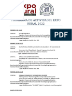 Prog. Act. 86º Expo Rural 2022