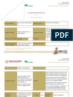 Formato Planeacion Didactica 2022 RA 111