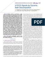 Analysis of ECG Signals by Dynamic Mode Decomposition