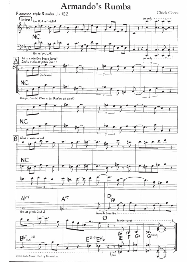 Armando's Rumba | PDF