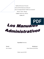 Los Manuales Administrativos 
