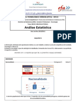 Questionário EFA A (Grupo Márcio) - Tratamento Estatístico