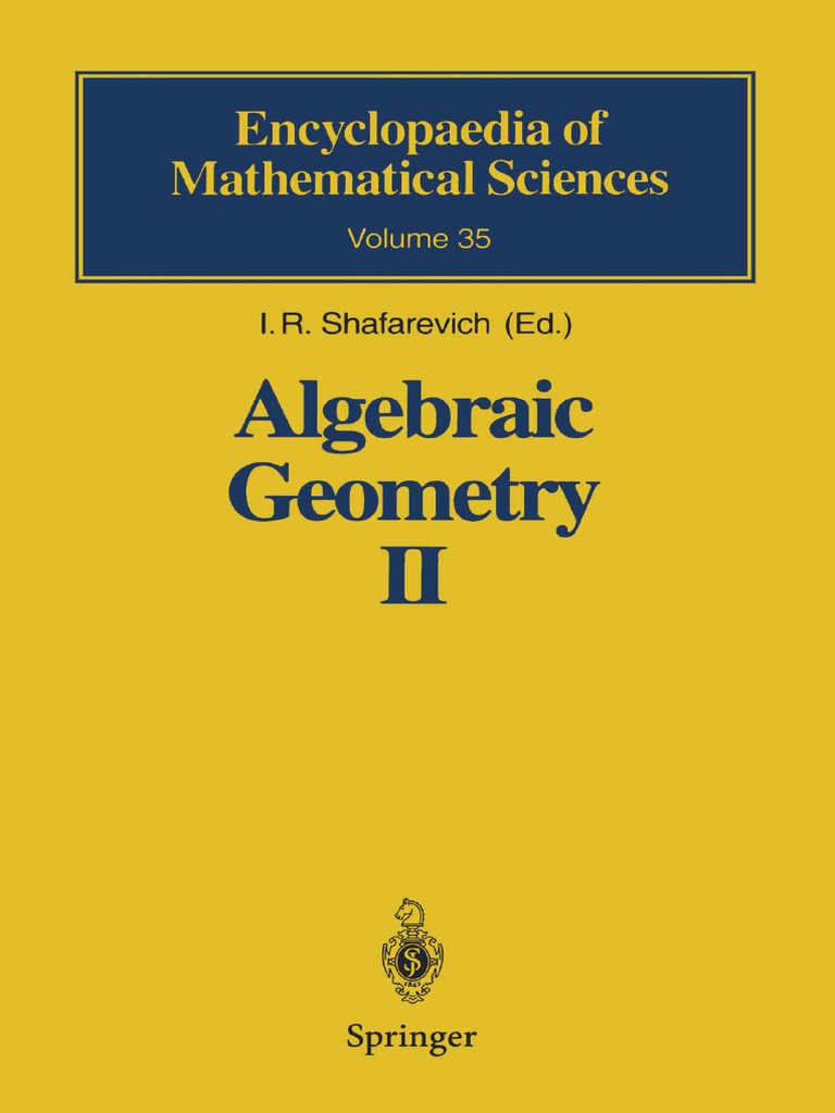 mn Algebraic Geometry II - Cohomology of Algebraic Varieties