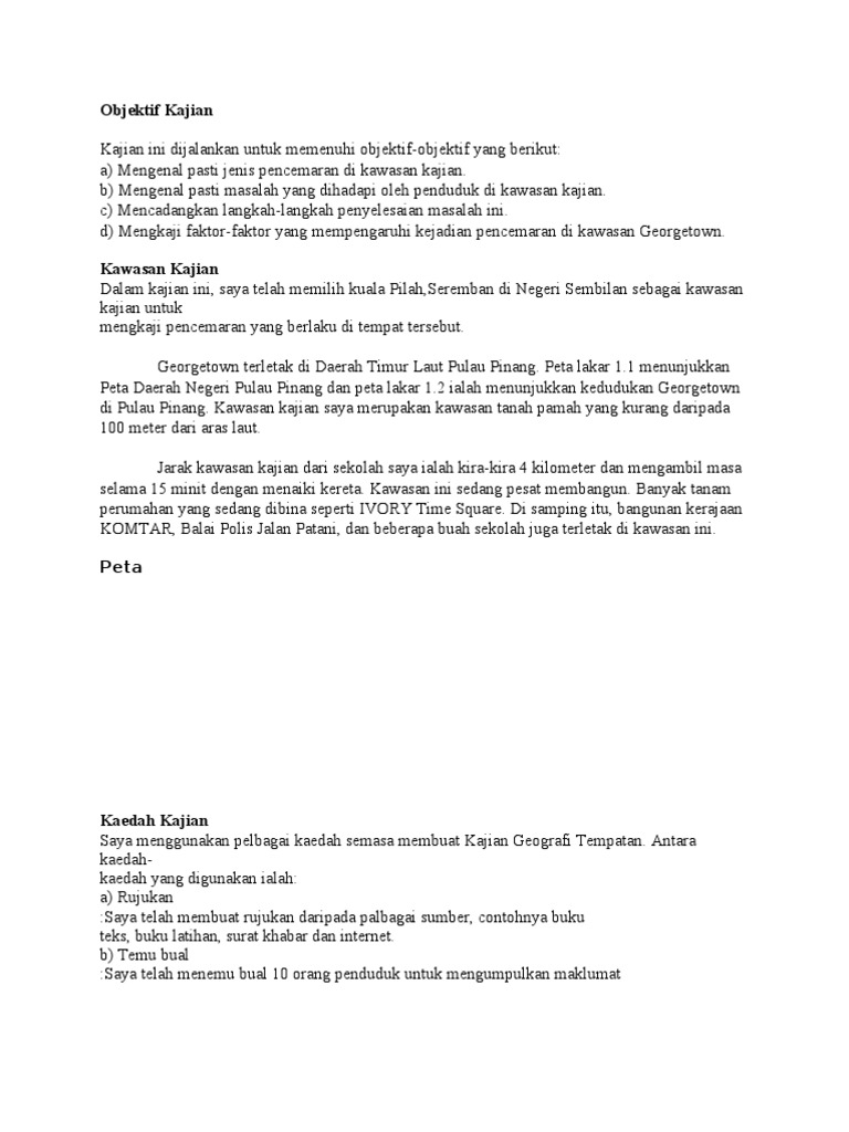 Objektif Kajian Pdf
