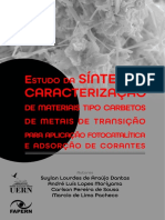 Estudo Da Síntese e Caracterização de Materiais Tipo Carbetos Phd. Suylan Lourdes Danta e Prof. PhD. Marcio de Lima Pacheco