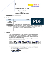 Evaluacion Final Administracion de Operaciones (2020)