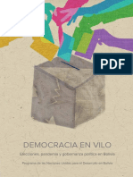 Democracia en Vilo - Elecciones Pandemia y Democracia - PNUD